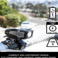 Luz Delantera Lumina Micro 900 Nite Rider