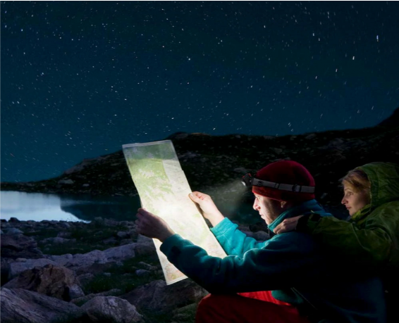 Luz Multiusos Adventure 320 con cinta para la cabeza Nite Rider