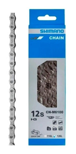 Cadena Shimano 12v 126L Deore CN-M6100