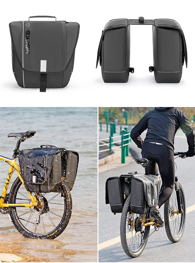 Bolso Rockbros 30l tipo alforja para bicicleta