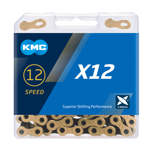 Cadena KMC X12 12v Dorada